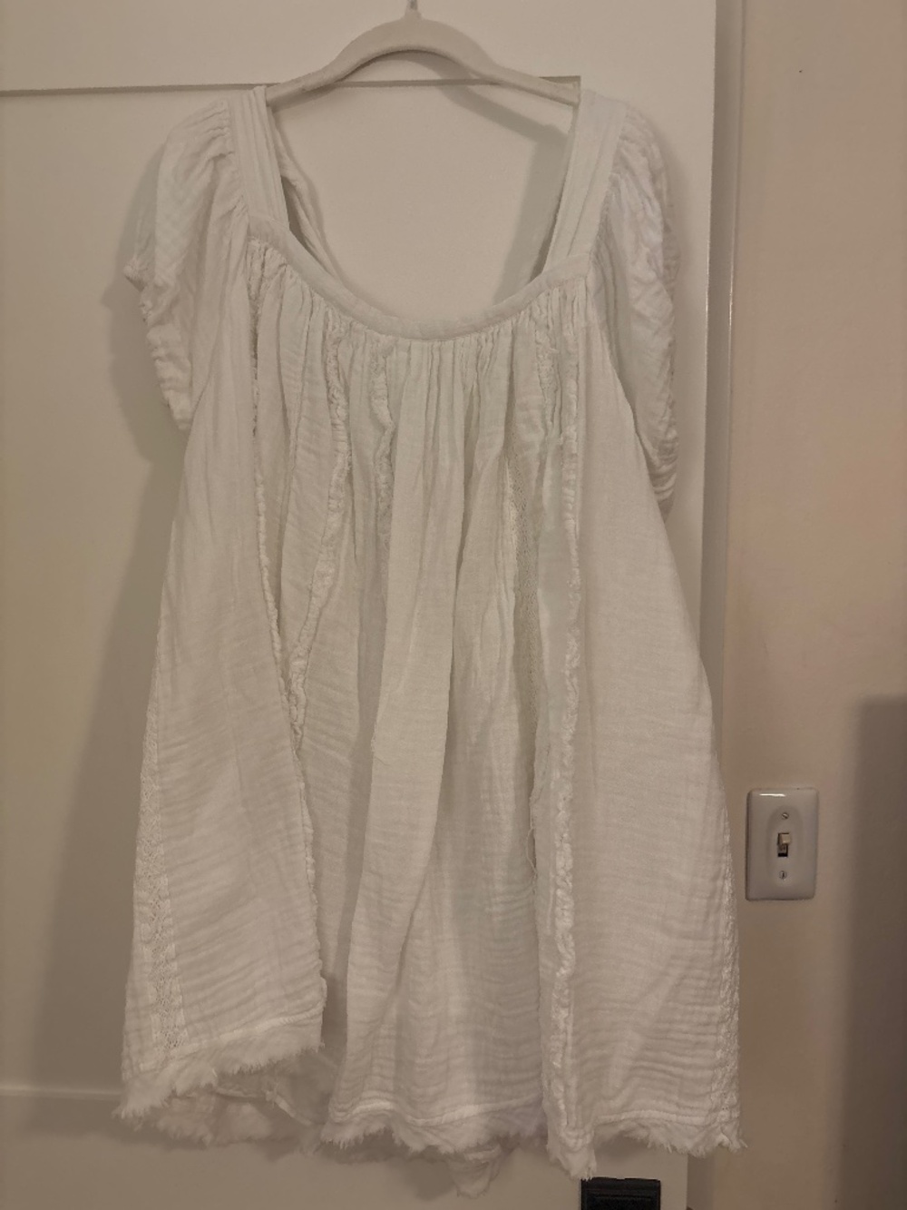 Free People darling white tunic